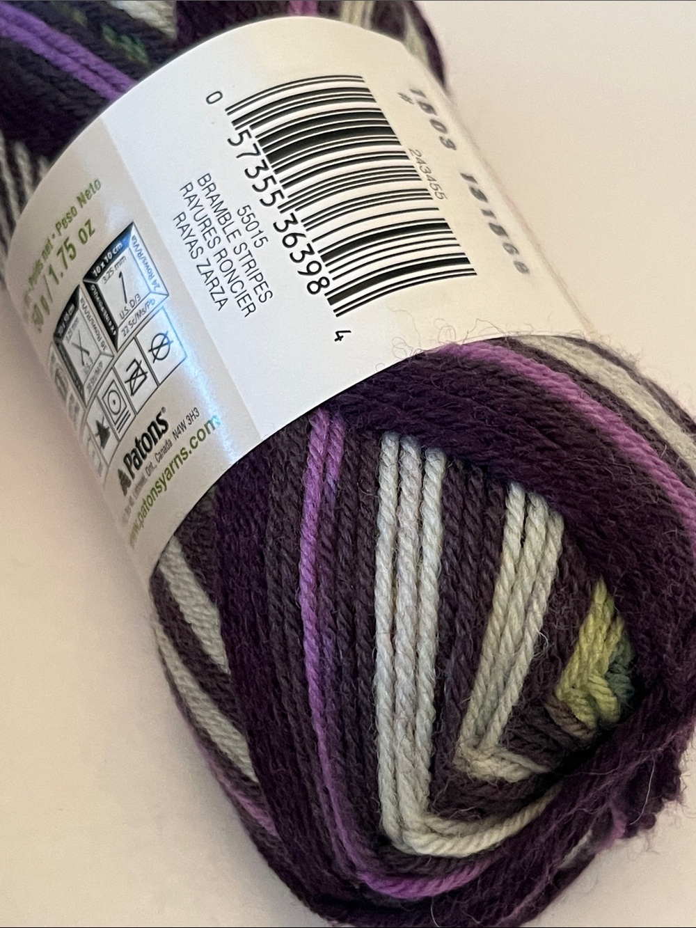 Patons Kroy Socks Yarn, lot of 4, Striping Super Fine Wool Nylon - Picture 6 of 6